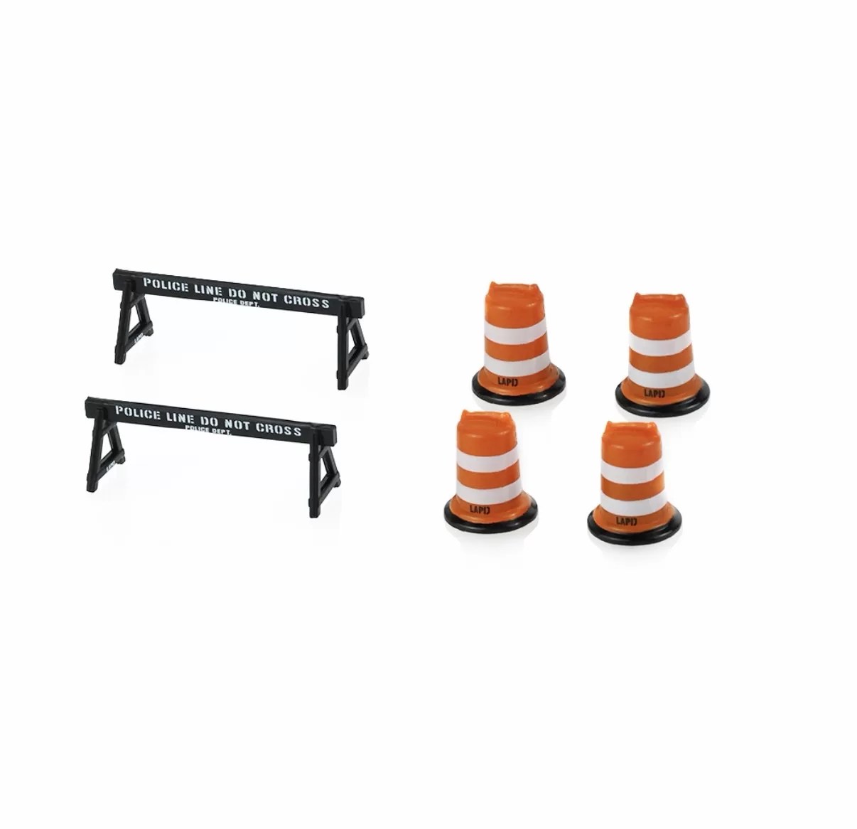 Greenlight 1/64 - LAPD (Los Angeles Police Department) Road Accessory Pack