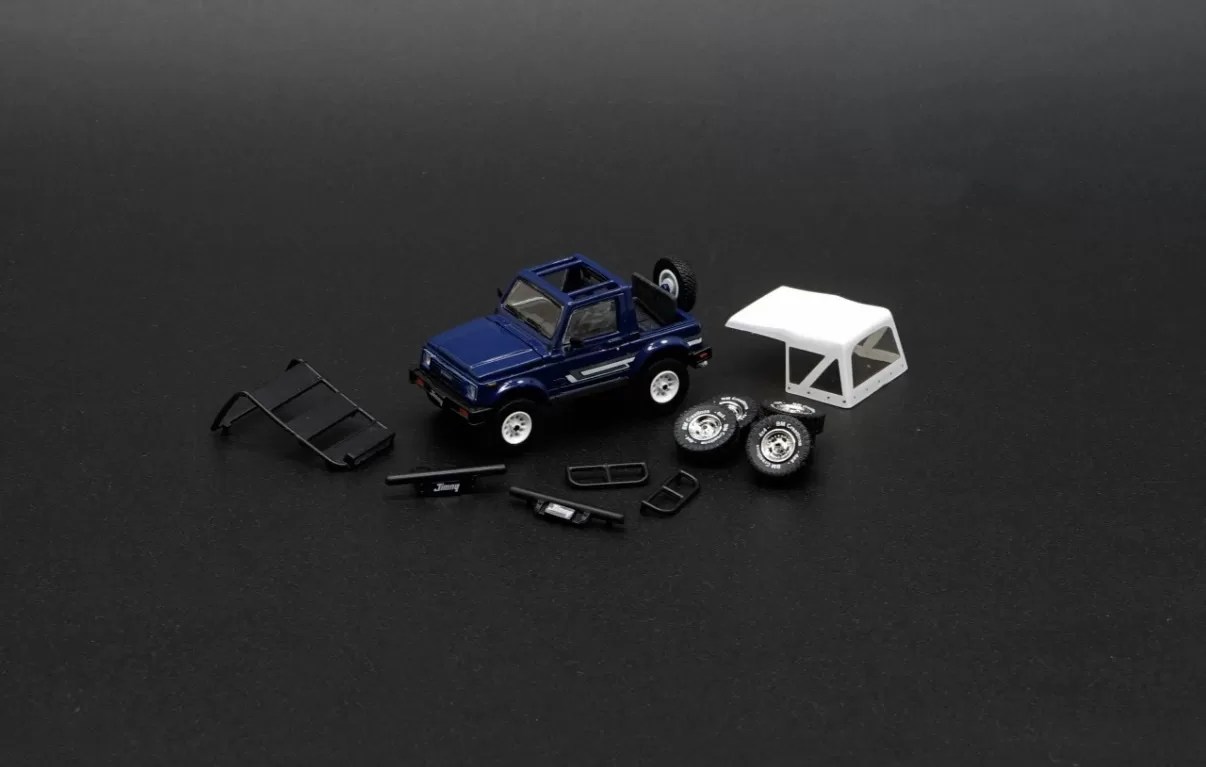 BM Creations 1/64 - Suzuki Jimny (SJ413) - Blue (RHD)