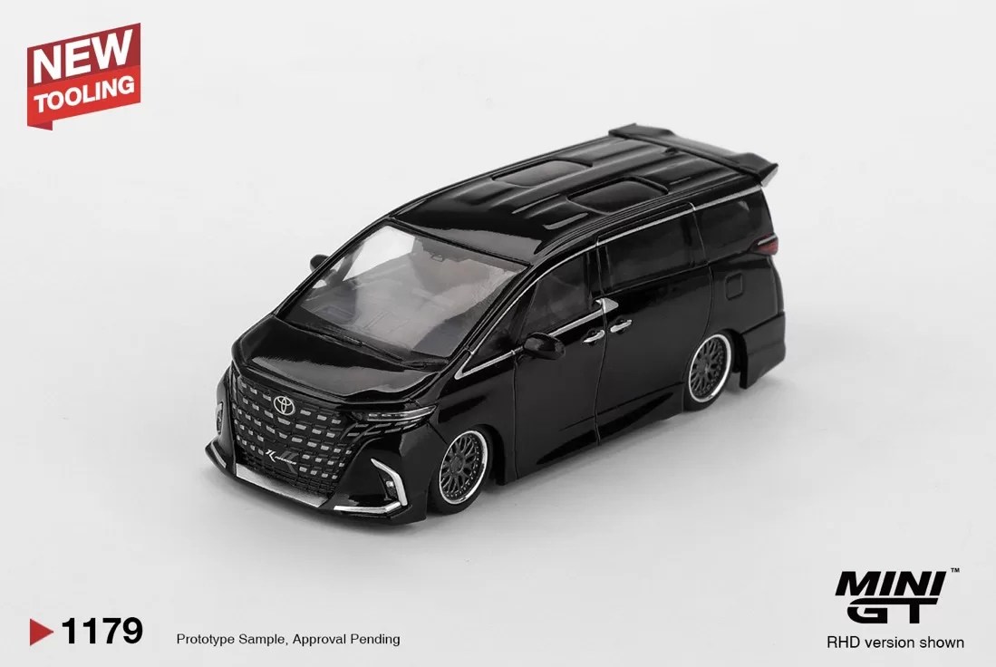 Mini GT 1/64 - Toyota Alphard 40 KUHL Black - MGT01179-R