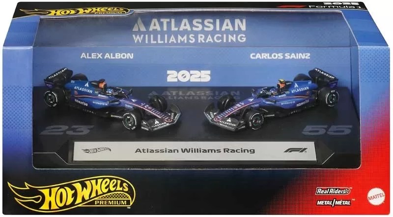 Hot Wheels Premium - F1 2025 - Atlassian Williams Racing - Sainz Jr. Albon