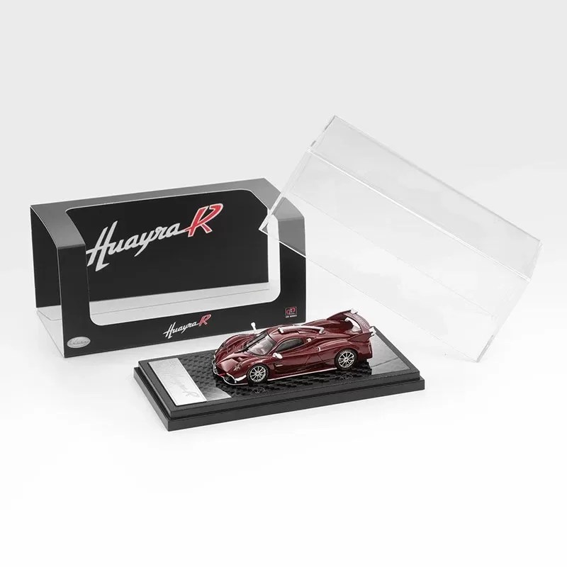 LCD Models 1/64 - Pagani Huayra R - Carbon Red