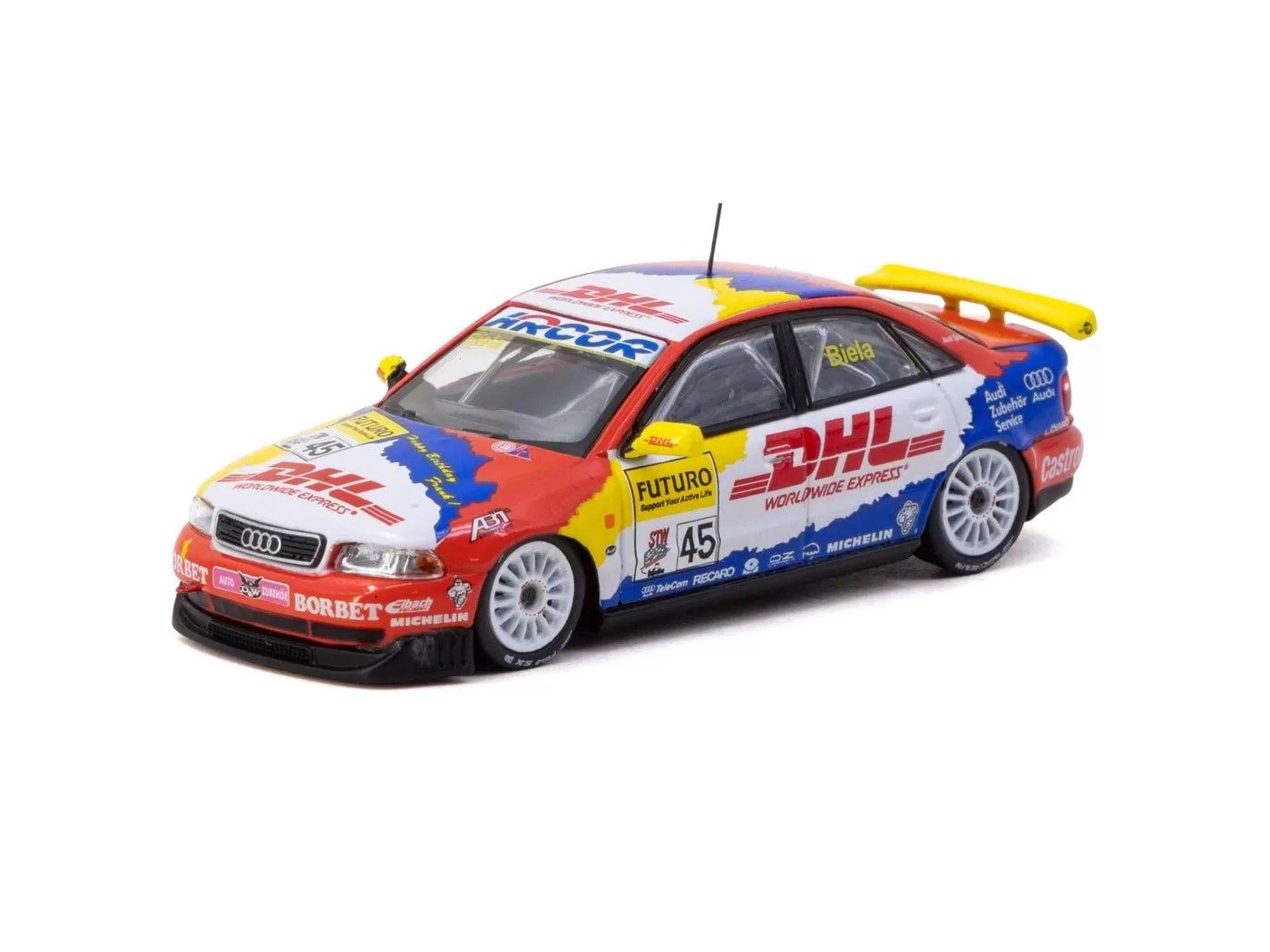 Tarmac Works 1/64 - Audi A4 Quattro Super Tourenwagen Cup 1998 #45 - HOBBY64