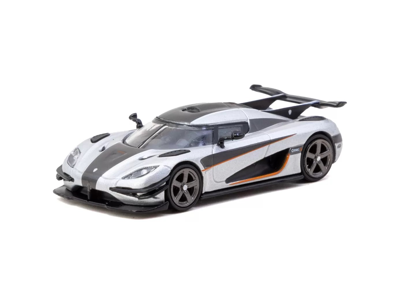 Tarmac Works 1/64 - Koenigsegg One:1 - Silver - GLOBAL64