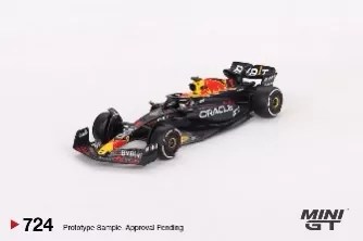 Mini GT 1/64 - Oracle Red Bull Racing RB19 #1 Max Verstappen 2023 F1 2023 Bahrain GP Winner - MGT00724-L