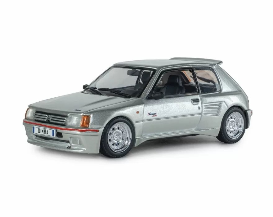 Solido 1/43 - 1992 Peugeot 205 Dimma - Gris Futura - S4310809