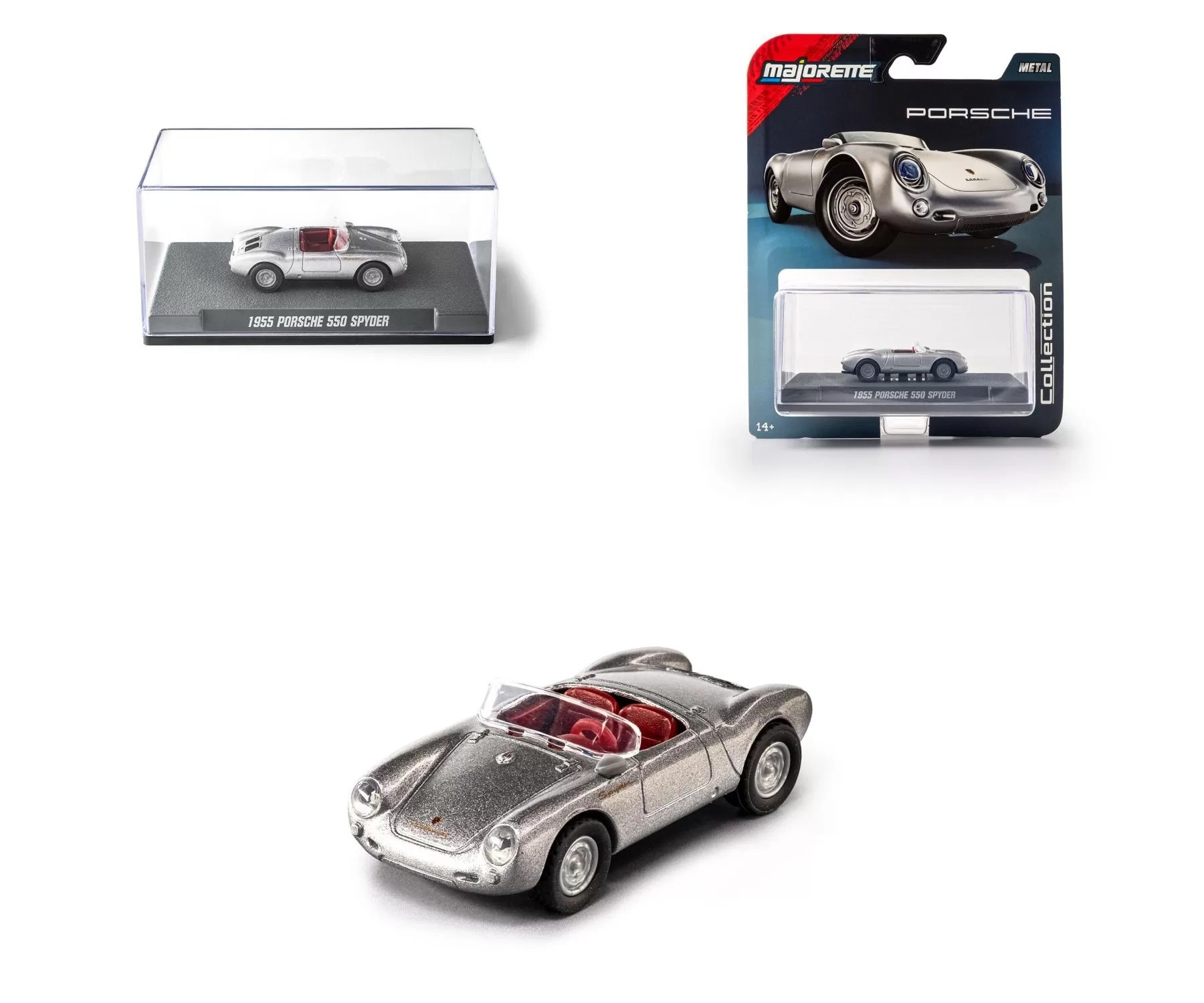 Majorette 1/64 - Collection Wave 2 - 1955 Porsche 550 Spyder