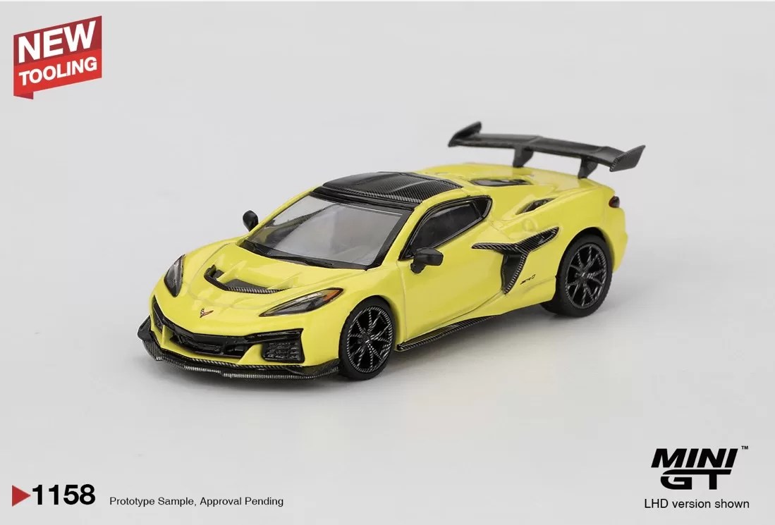 Mini GT 1/64 - Chevrolet Corvette ZR1 Accelerate Yellow - MGT01158-L