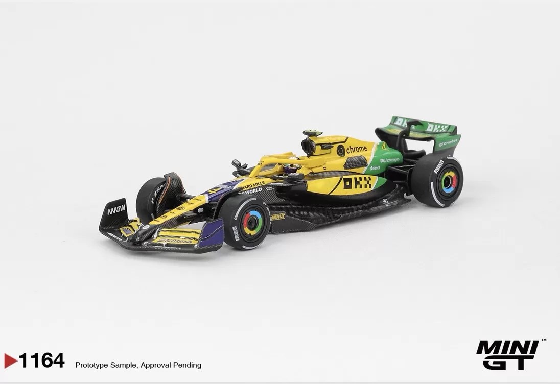 Mini GT 1/64 - McLaren MCL38 #4 Lando Norris 2024 F1 Monaco GP - MGT01164-L