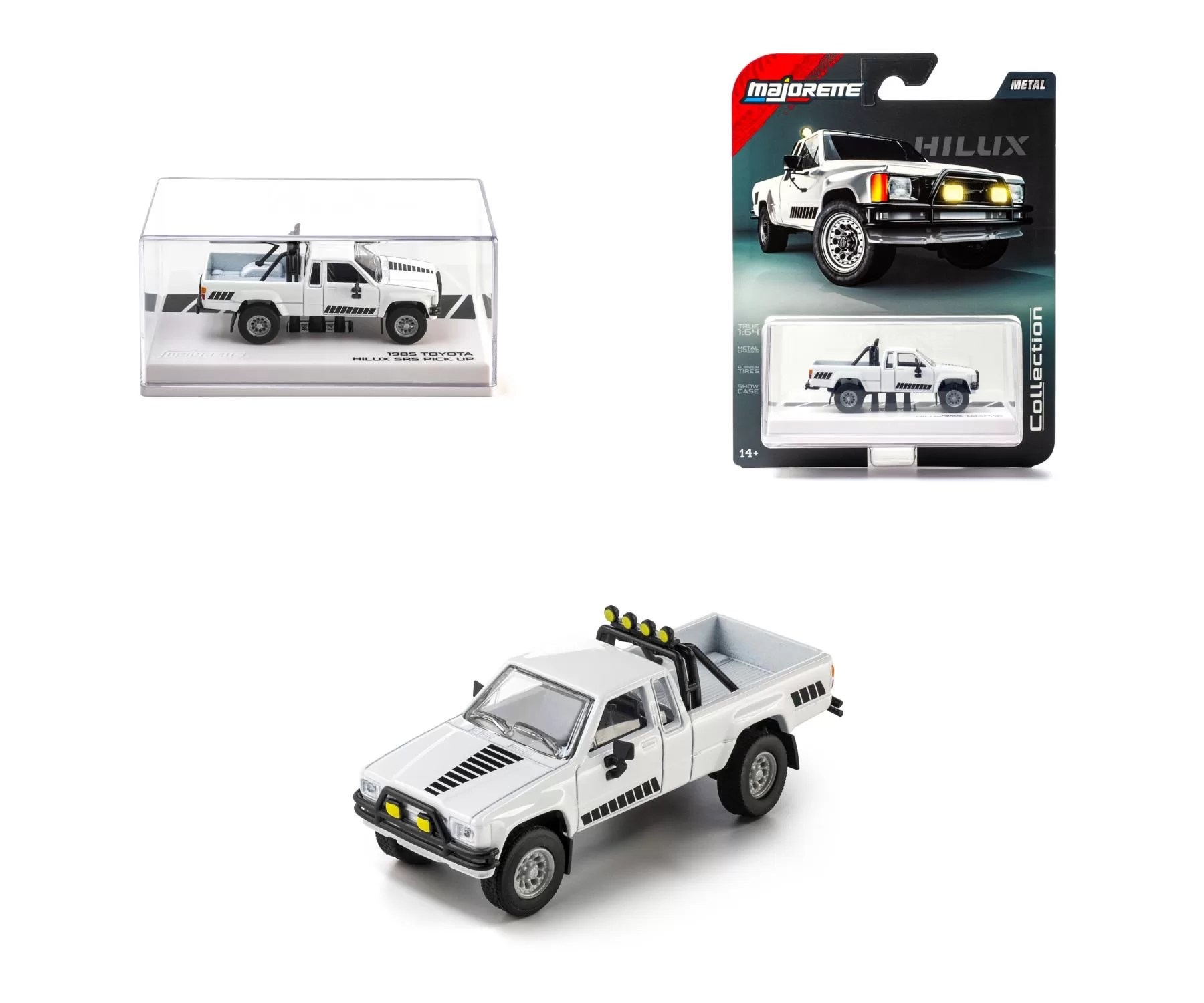 Majorette 1/64 - Collection Wave 4 - 1985 Toyota Hilux SR5 Pickup