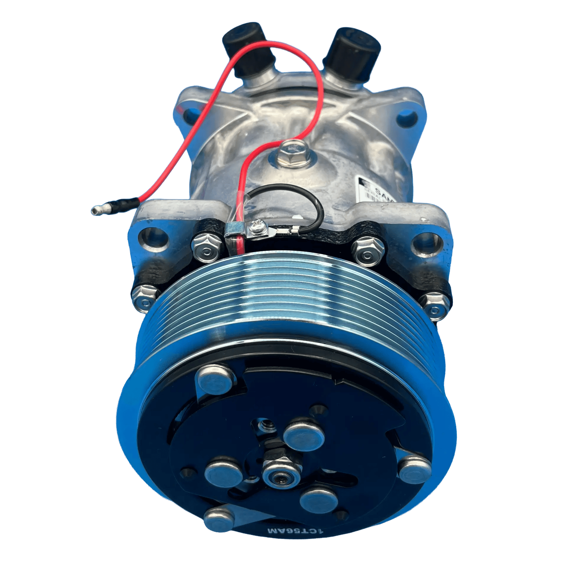 SD17 アラン 1st ヘッド BT5-4711 12V Sanden SD7H15 A/C Compressor | BTRAC