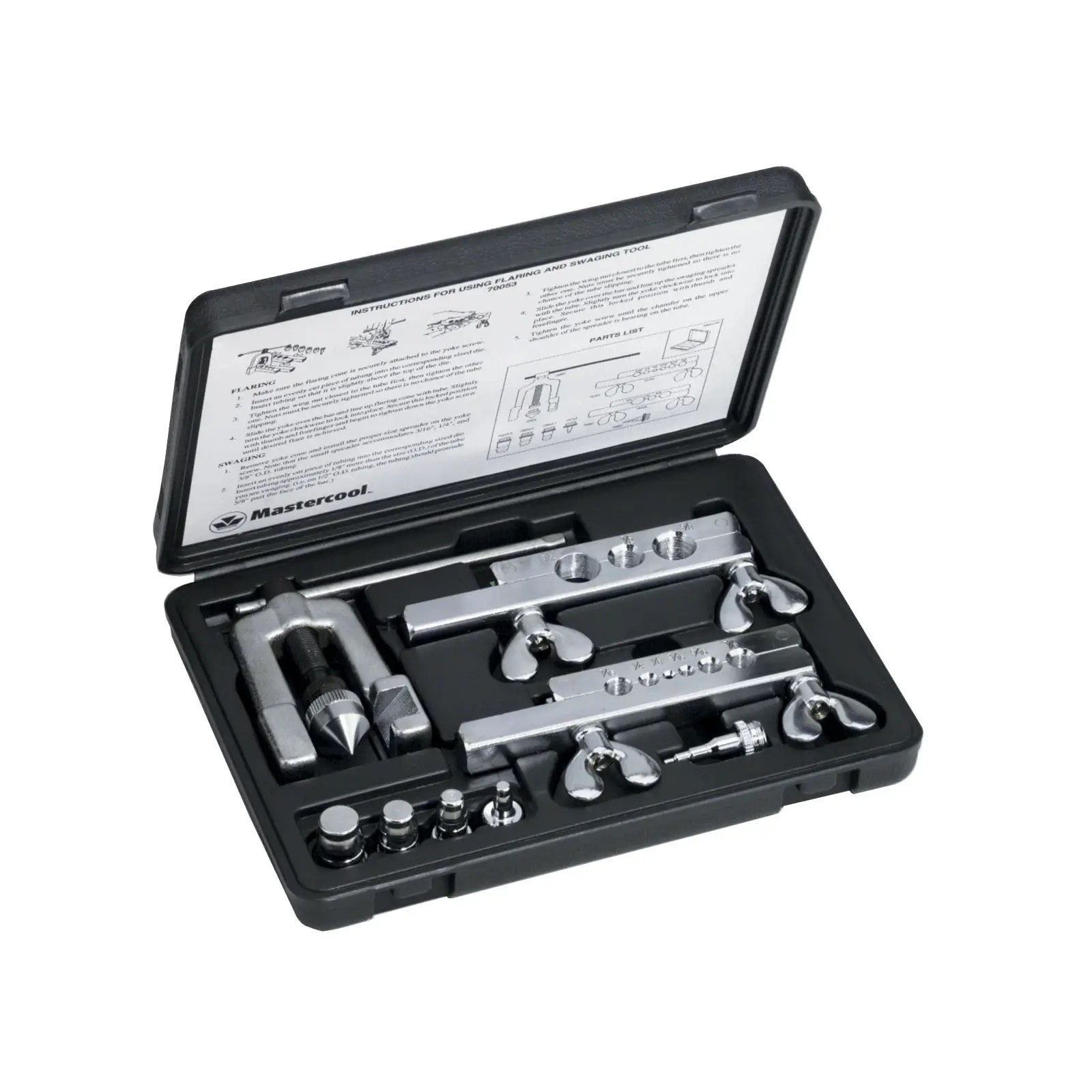Mastercool 70053 Flaring and Swaging Tool Kit | HVAC & A/C Tubing Tool