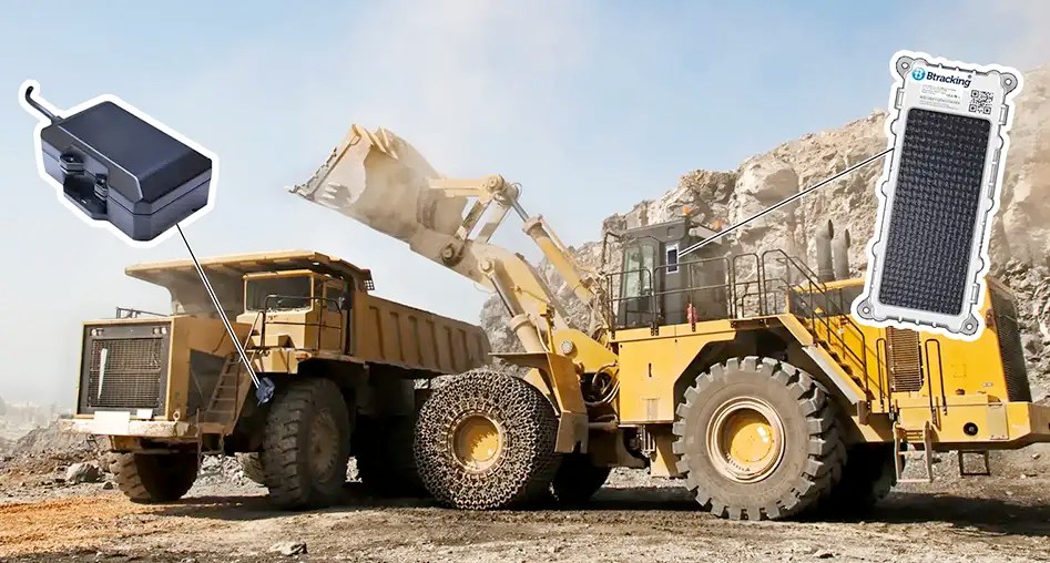 heavy machinery tracking made easy with Btracking