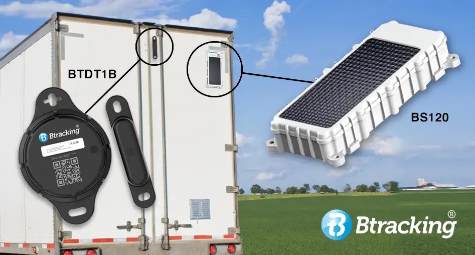 Btracking BS120-BTDT1B Solar Tracker BLE Door Temperature Sensor
