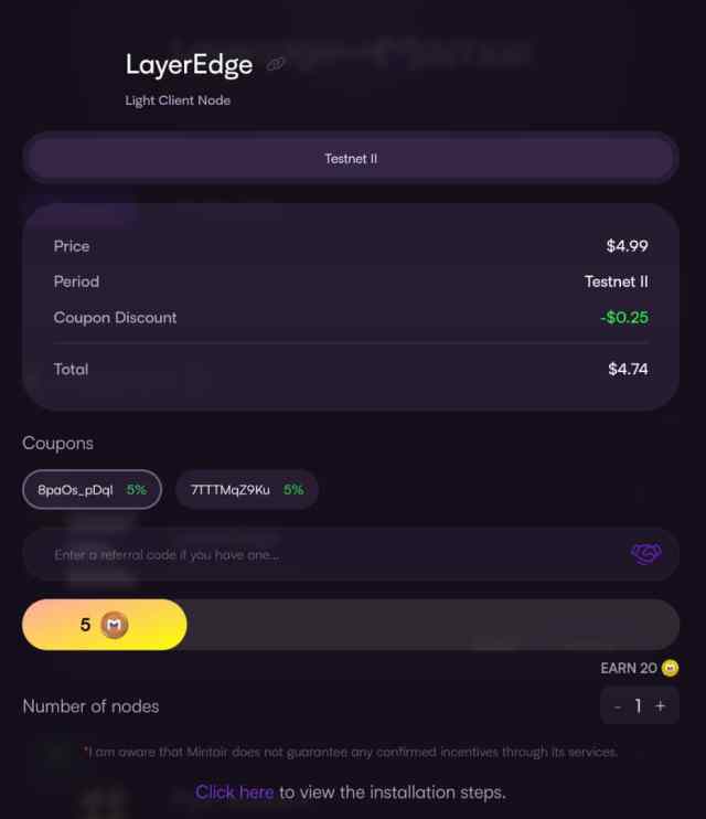 how to run layeredge node