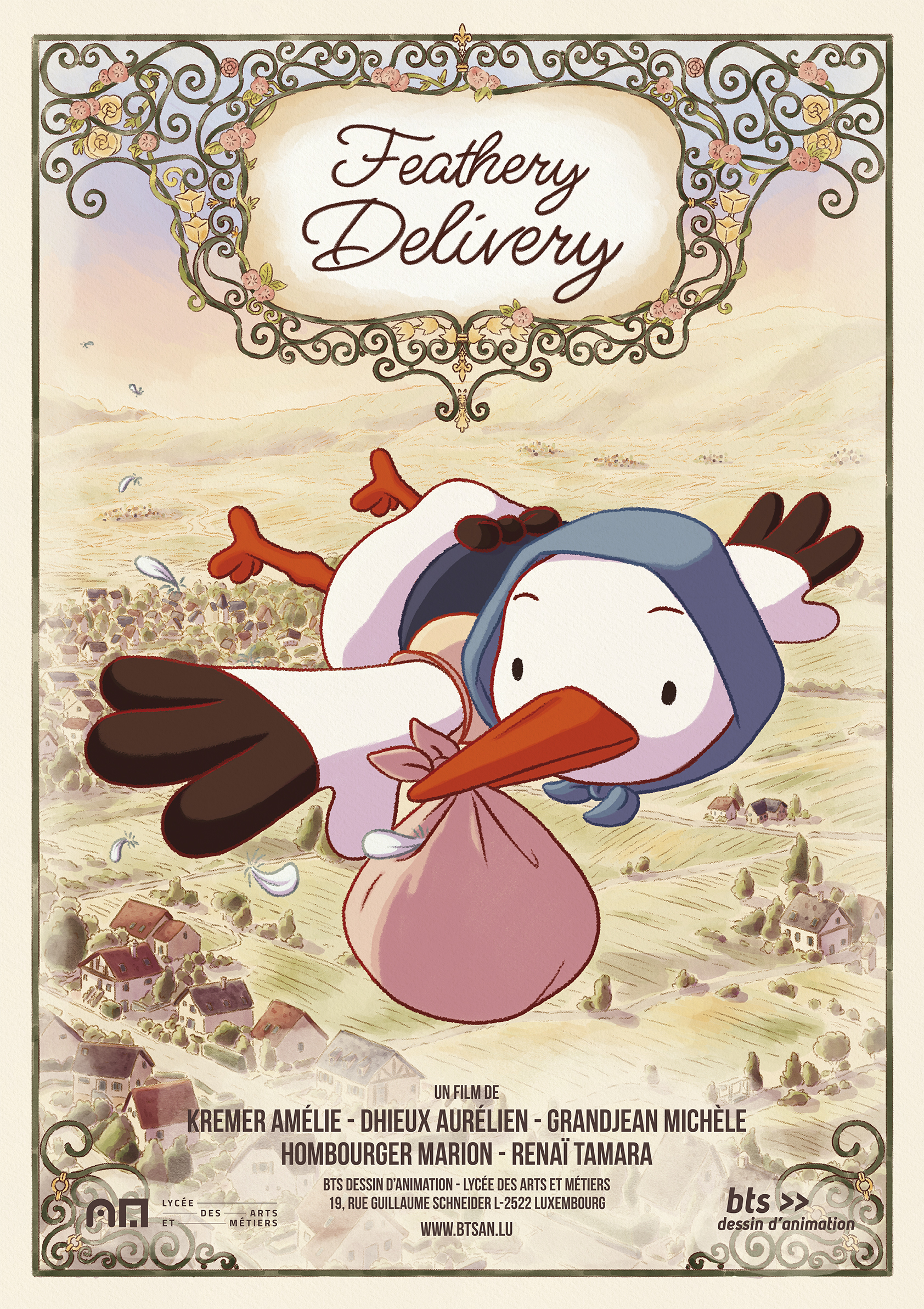 Affiche Feathery Delivery