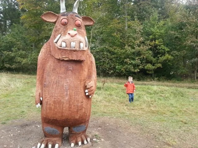 scared of the gruffalo