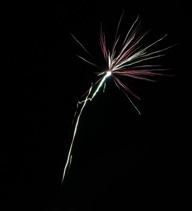 exploding rocket firework