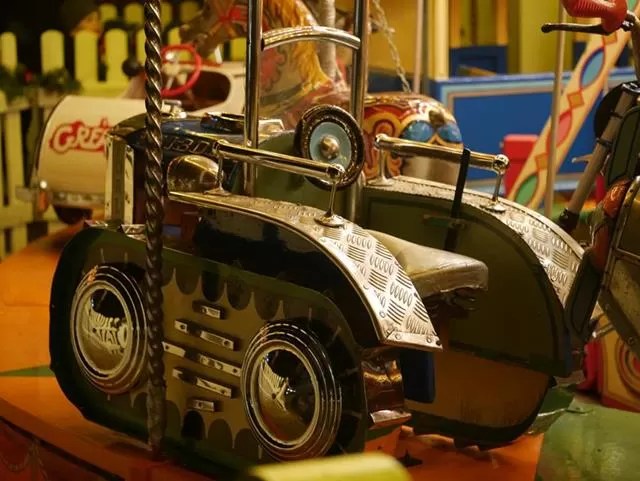tractor on the carousel