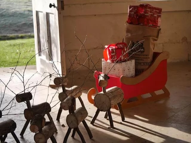 12 days of advent Santa's sleigh