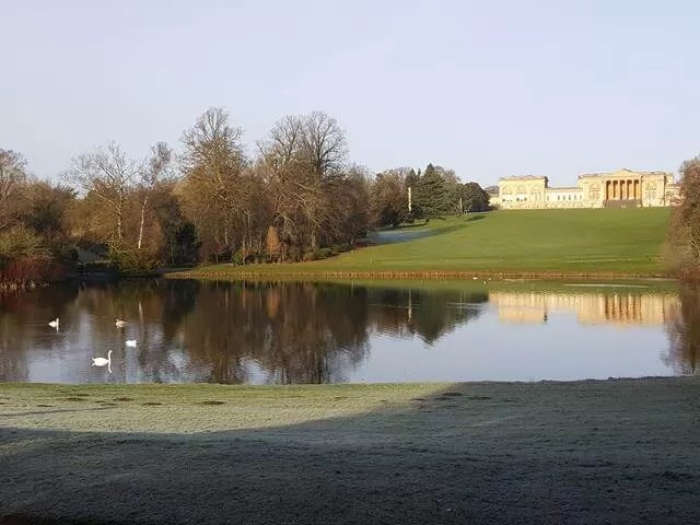 Stowe reflection in the lake