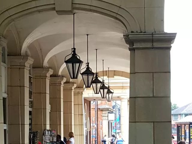 archways and lights in Banbury
