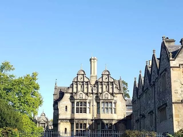 view from broad street oxford