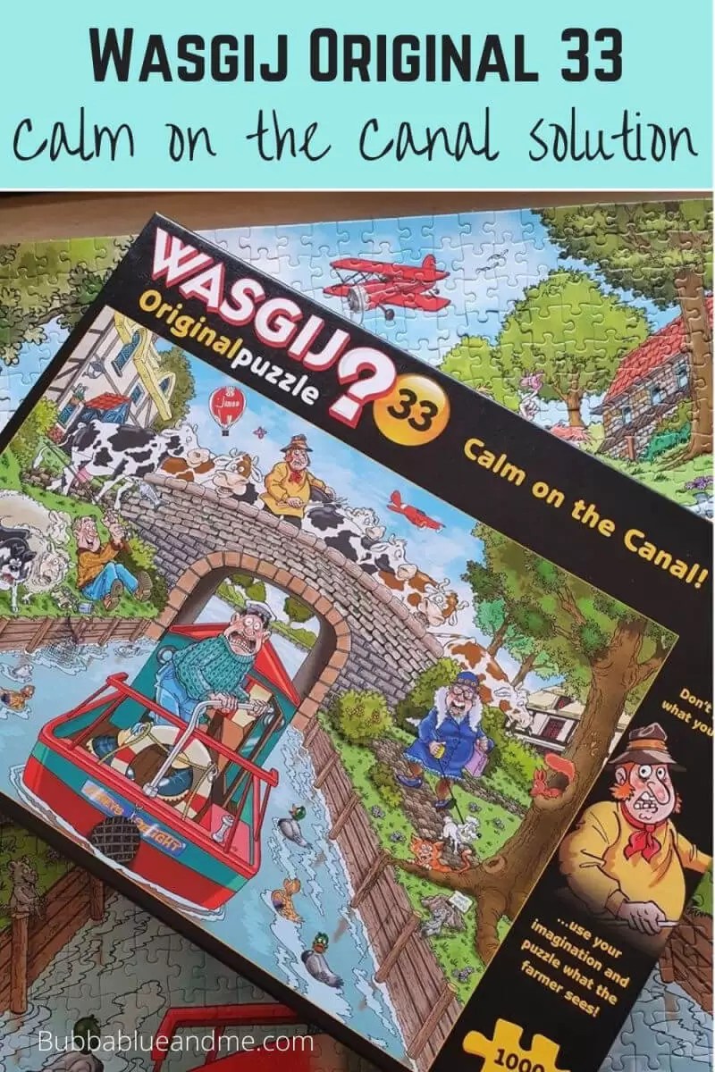 Wasgij calm on the canal puzzle solution..