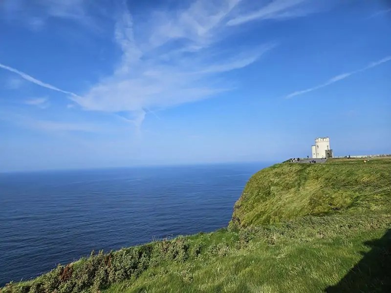 overlooking the cliffs and o'briens tower