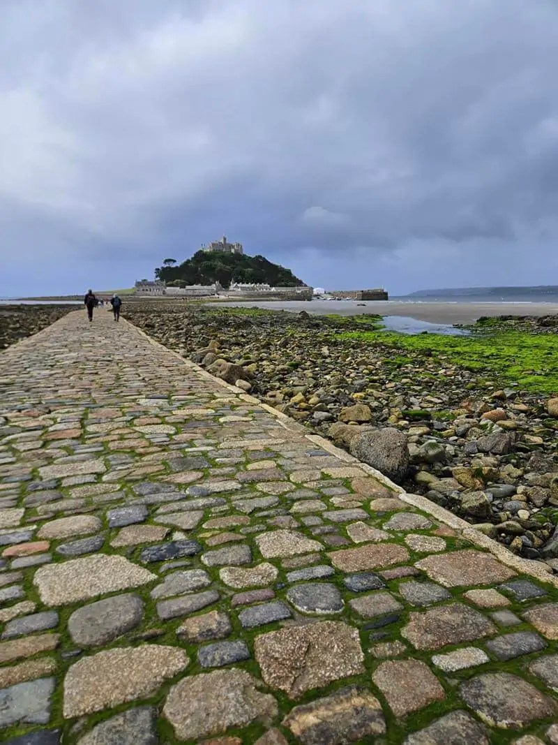 causeway view to st michael's mount