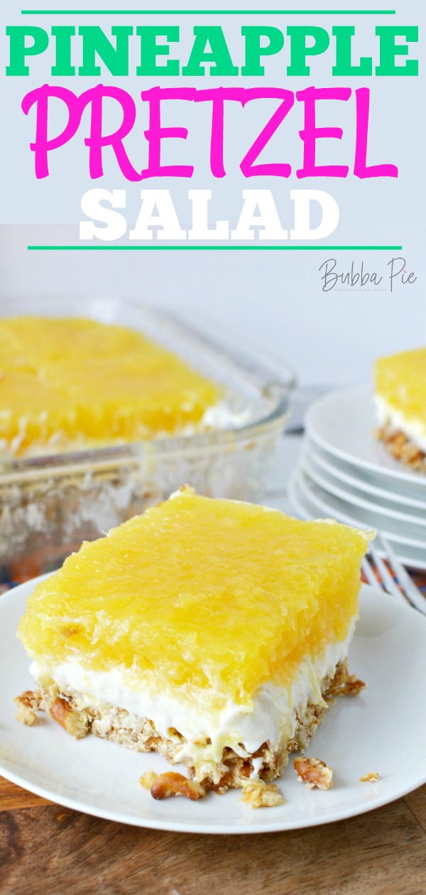 Easy Pineapple Pretzel Salad Recipe - BubbaPie (15)