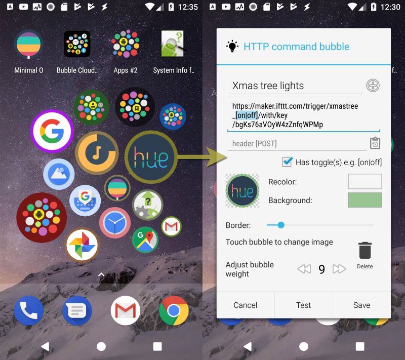 Http Smart Home Command Toggle Labels Bubble Cloud Widgets Wearos - Landscape Arts - Modern High Resolution Collection