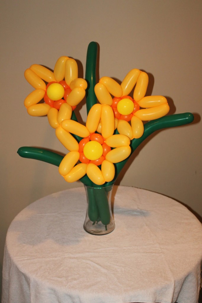 Balloon flower bouquet