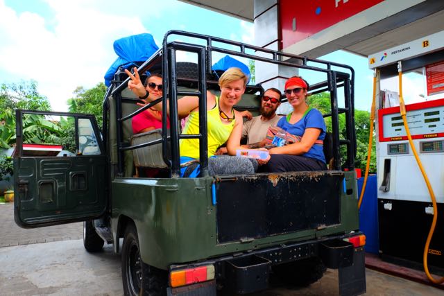 Chartered a 4x4 @ Tampung (Bromo)