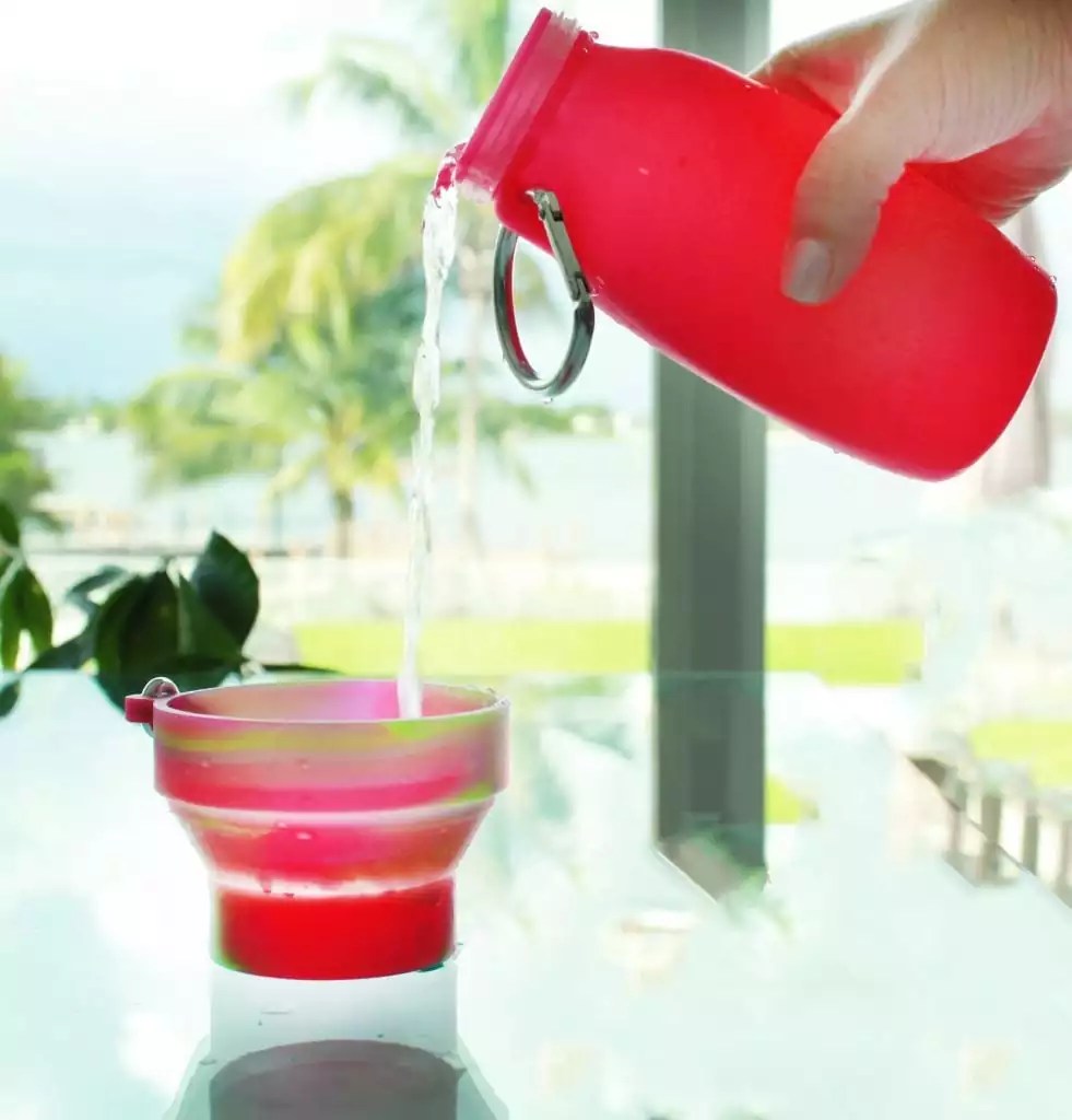 Grades of Green, bpa-free water bottle, bubi bottle, silicone water bottle,