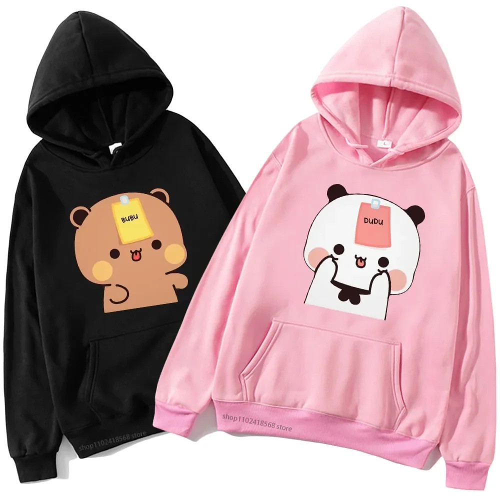 Bubu Dudu Couple Cute Sweatshirt – Cozy Winter Long Sleeve