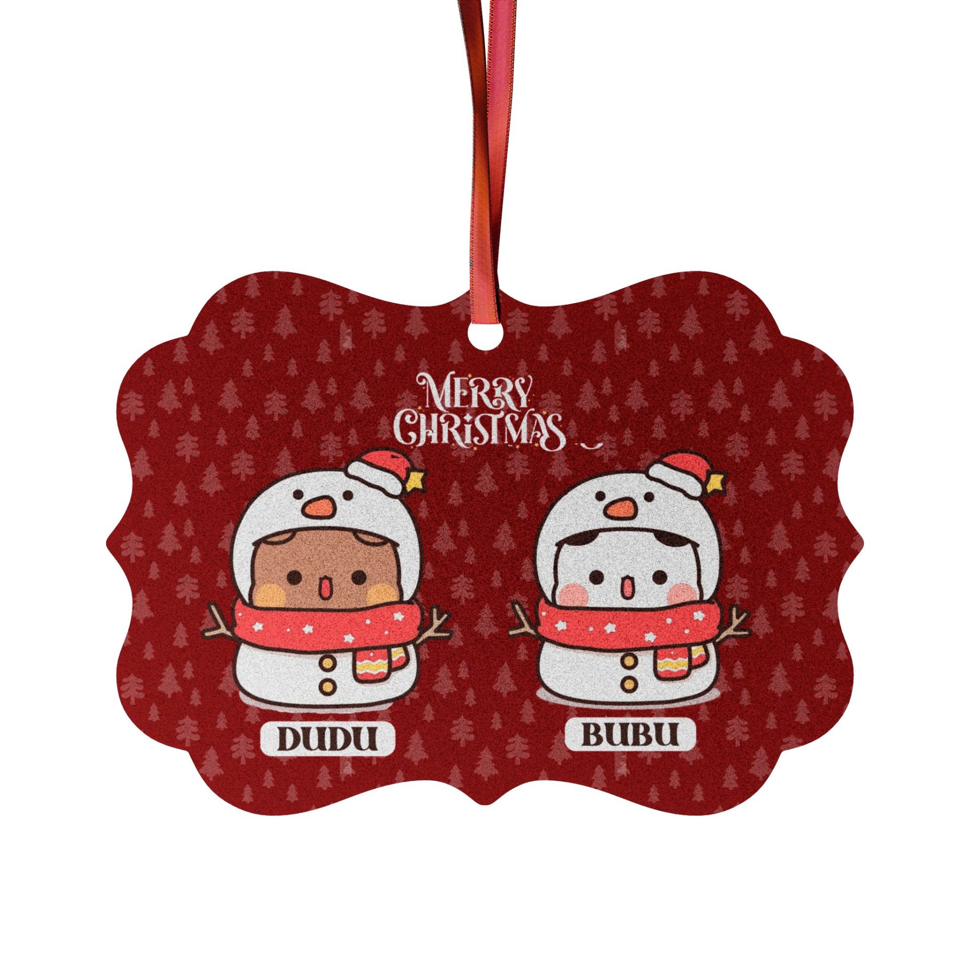 Bubu Dudu Christmas Aluminum ornament