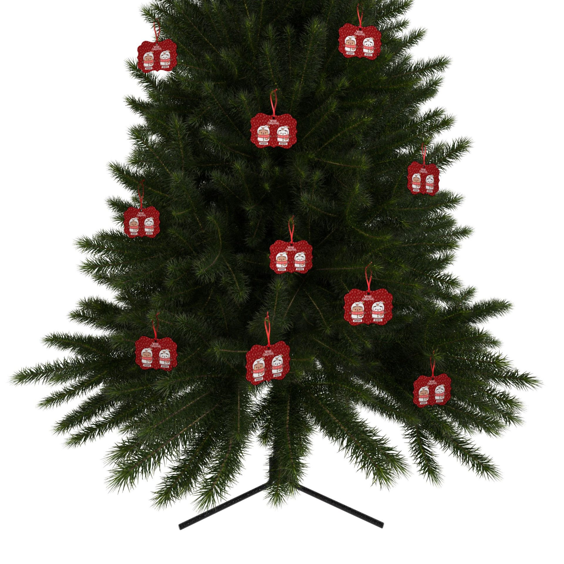 Bubu Dudu Christmas Aluminum ornament