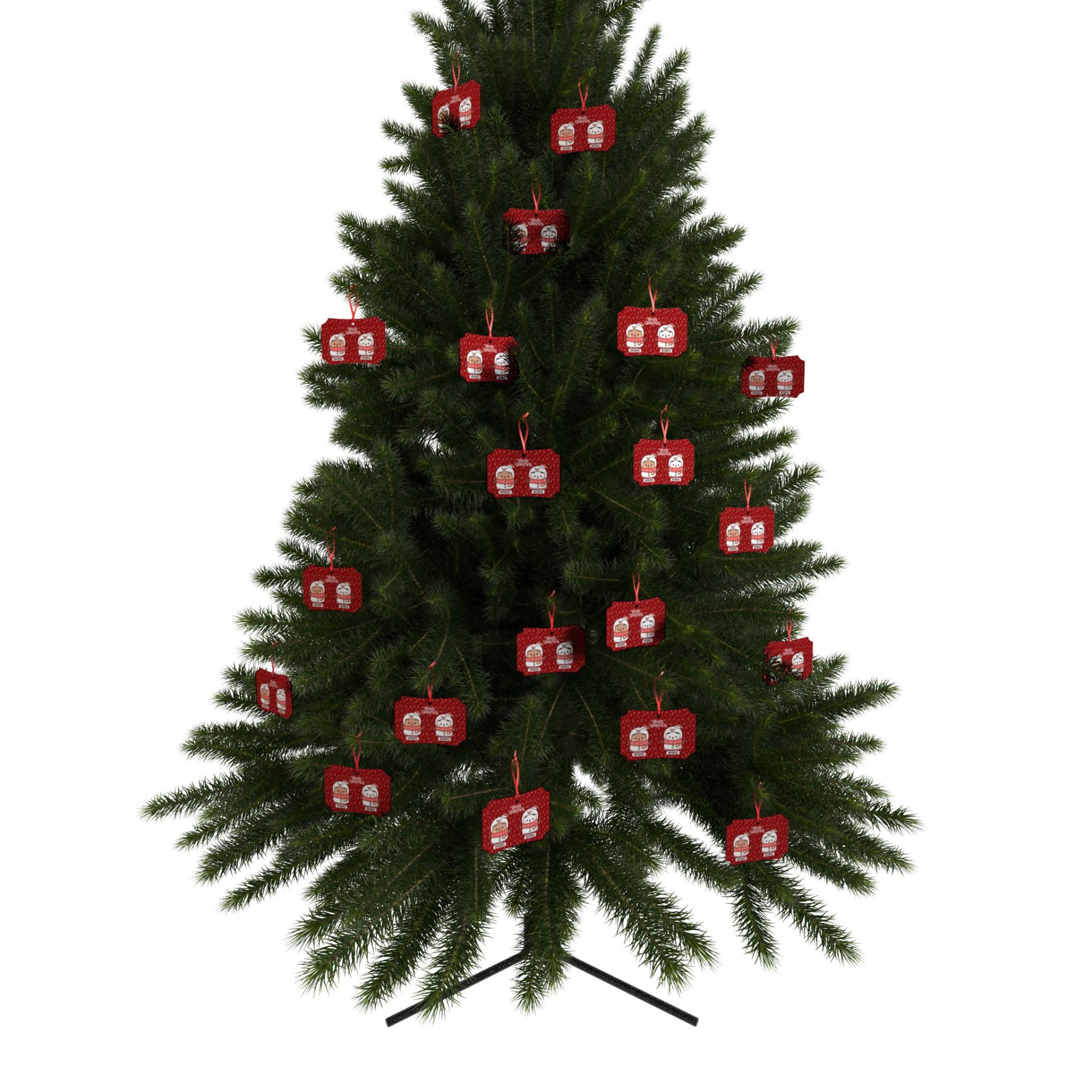 Bubu Dudu Christmas Aluminum ornament