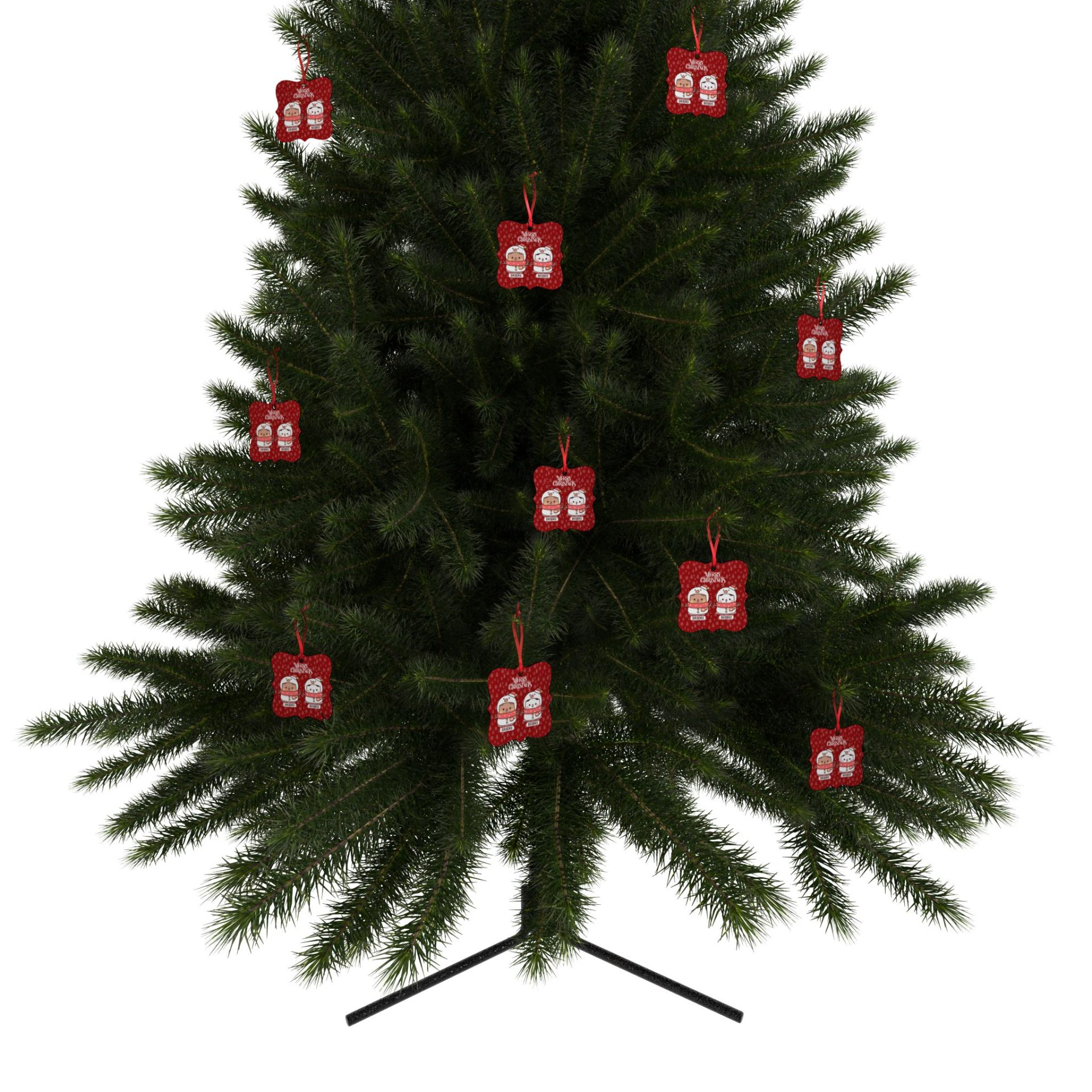 Bubu Dudu Christmas Aluminum ornament