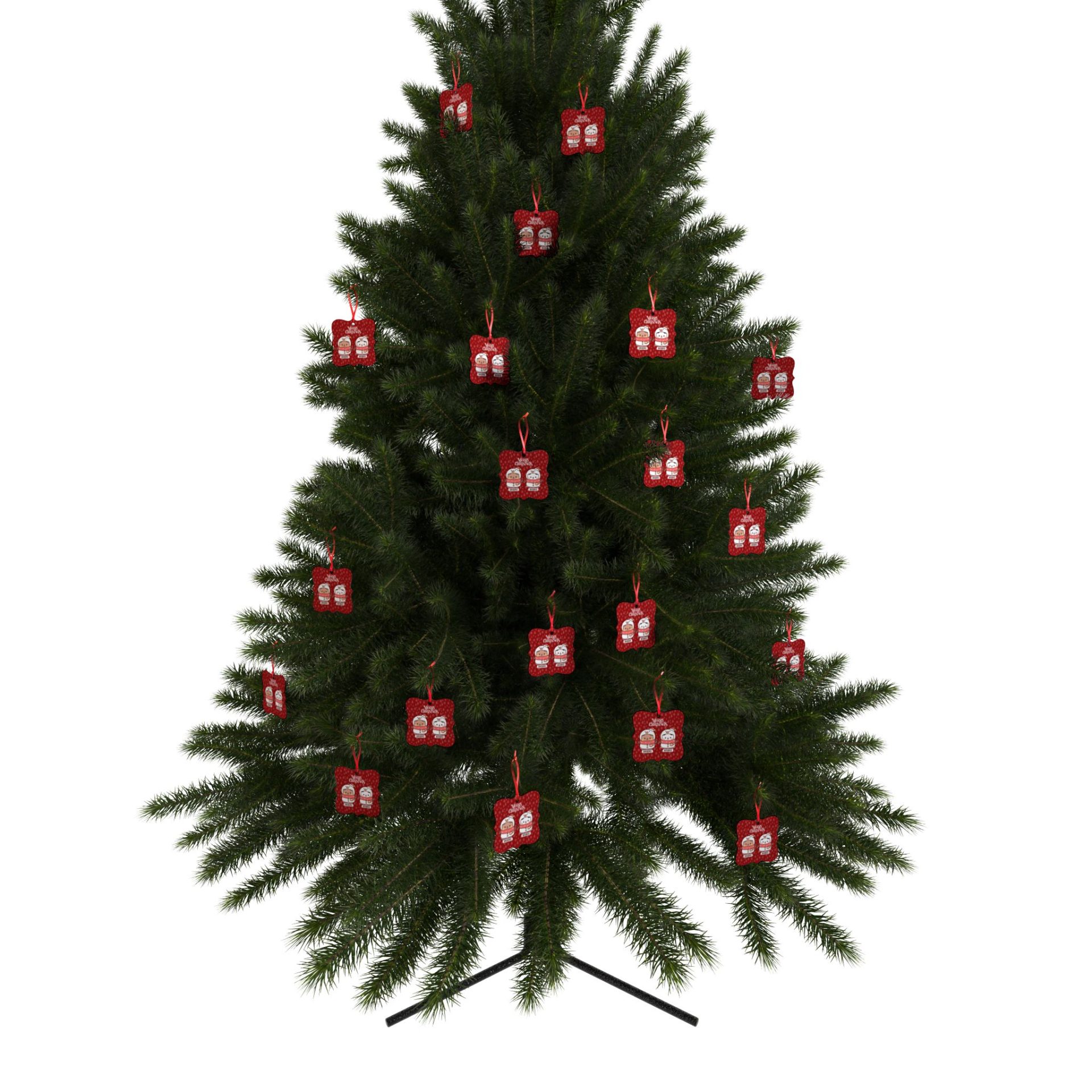 Bubu Dudu Christmas Aluminum ornament