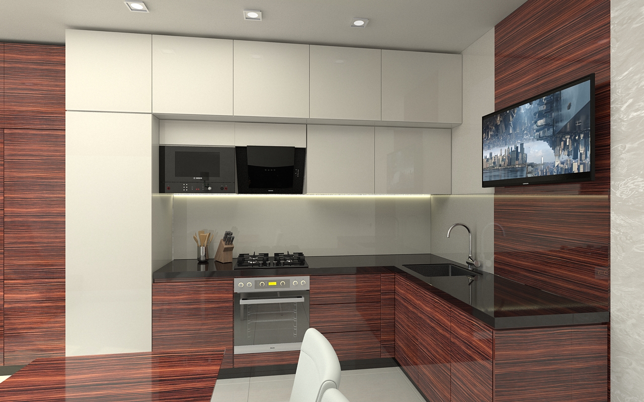 Дизайн современной кухни в Киеве