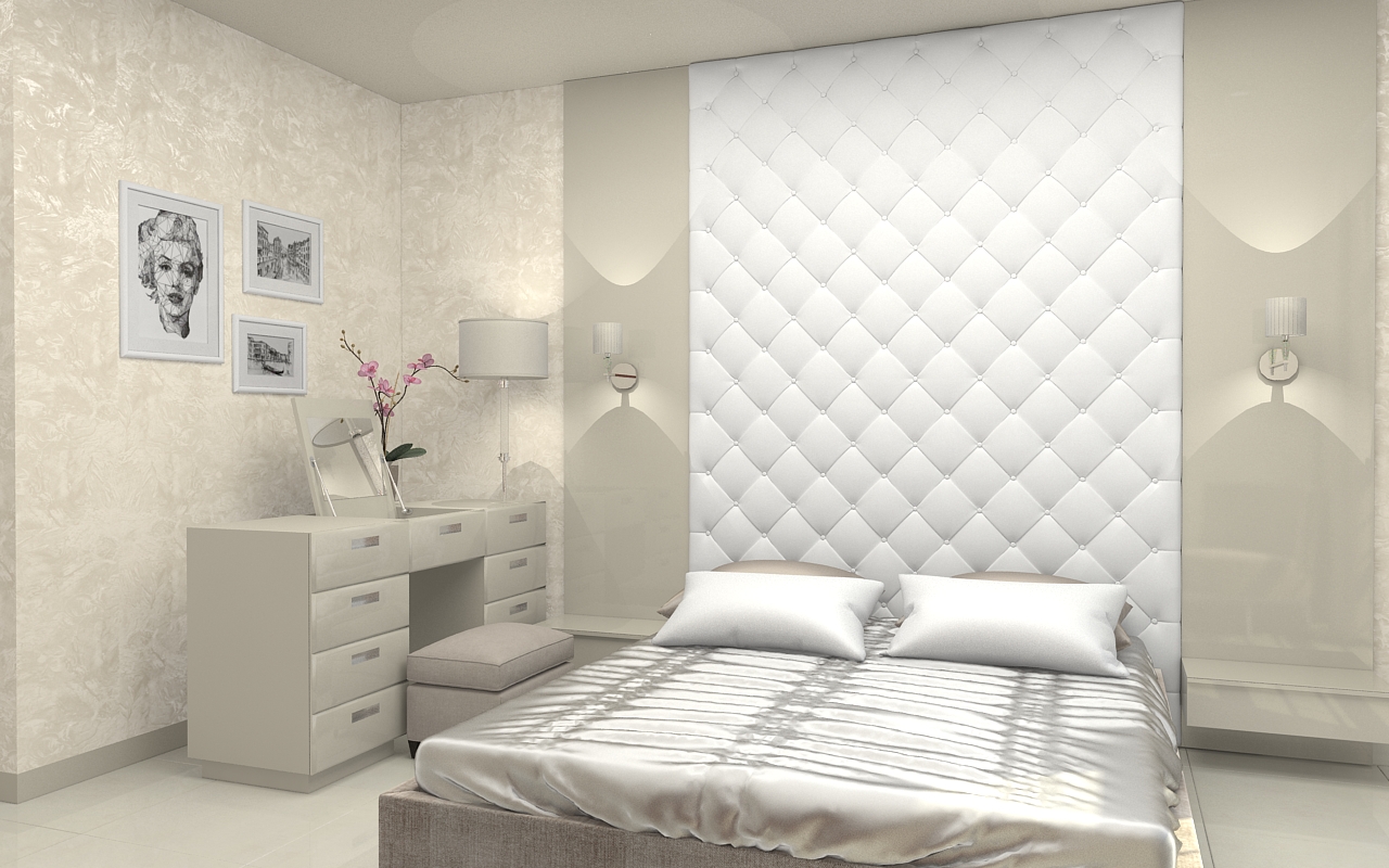 Дизайн спальни в однокомнатной квартире