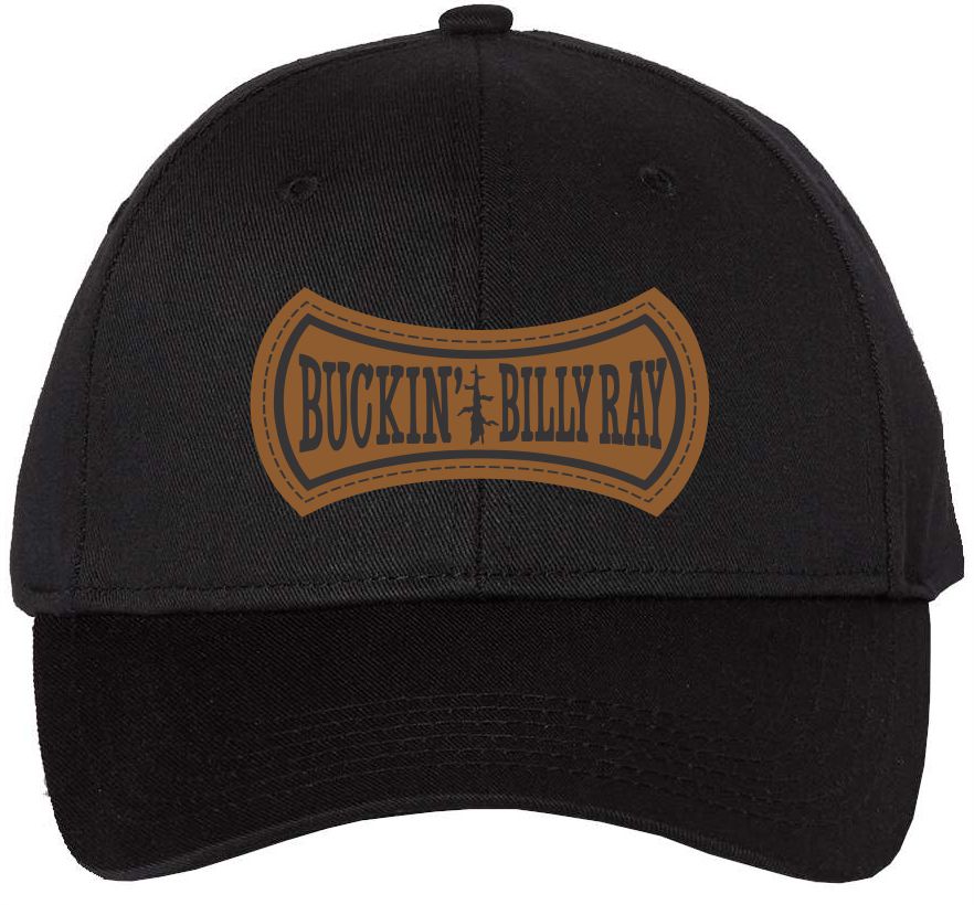 Leather Patch Logo Hat - Buckin' Billy Ray
