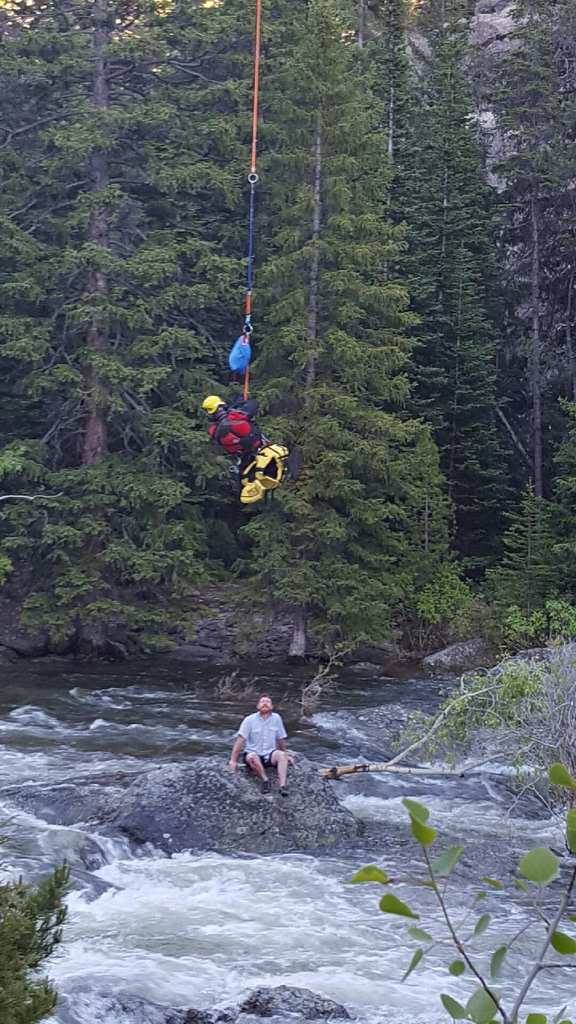 Very fortunate ending for a man swept away by strong current Stream Water Buckrail - Jackson Hole, news