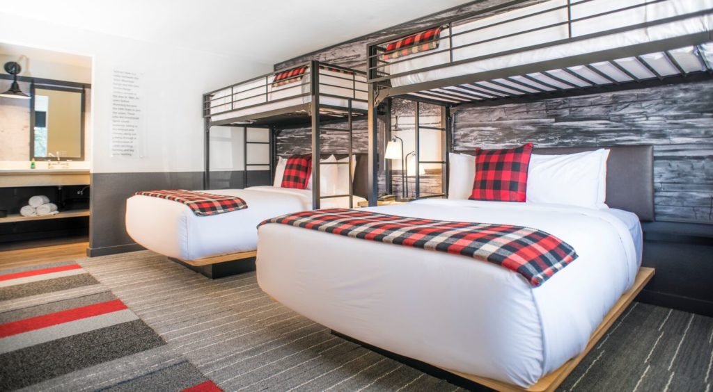 Top Bunk? Motel Mountain Modern Motel Buckrail - Jackson Hole, news