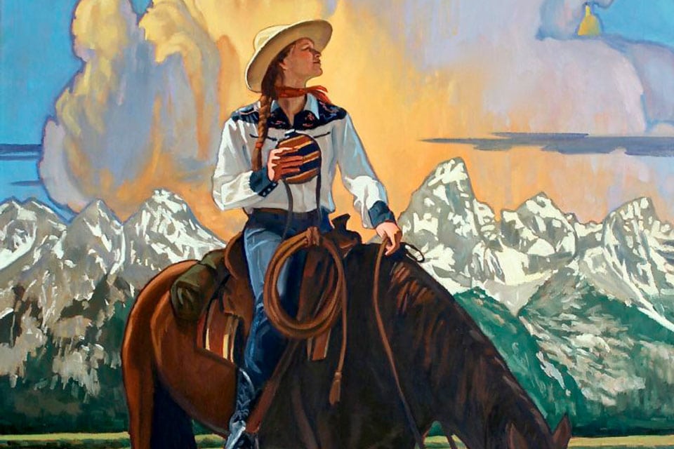 Fall Arts Festival painting now on display 2018 Jackson Hole Fall Arts Festival Art Buckrail - Jackson Hole, news