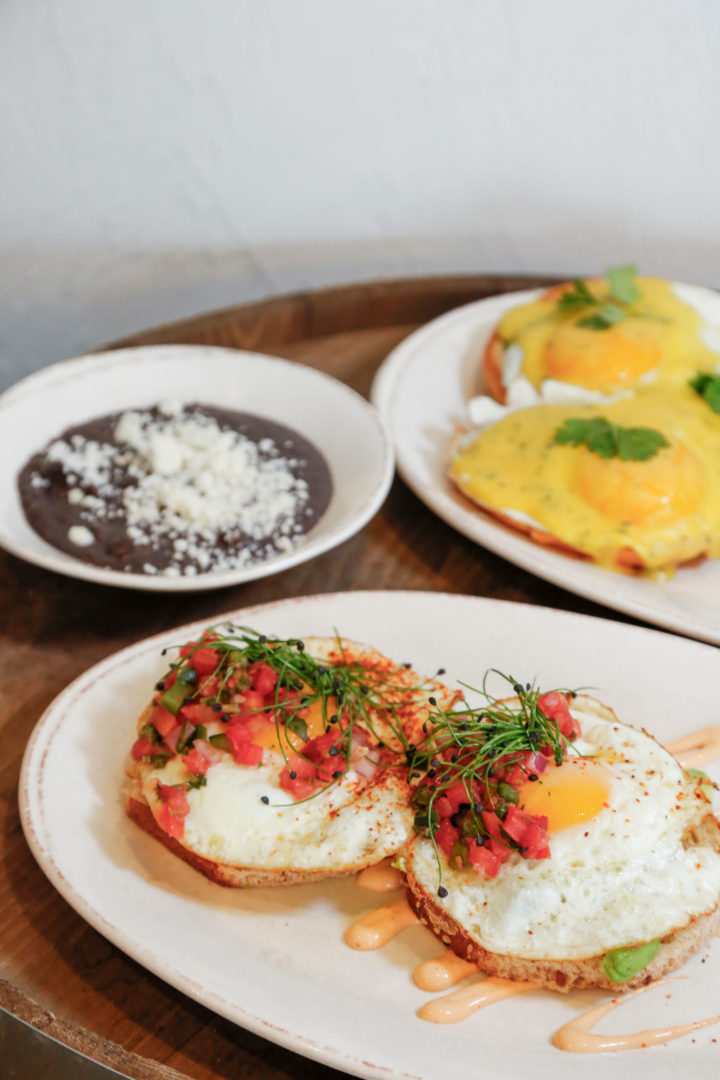 Hatch Eggs Benedict & Avocado Toast