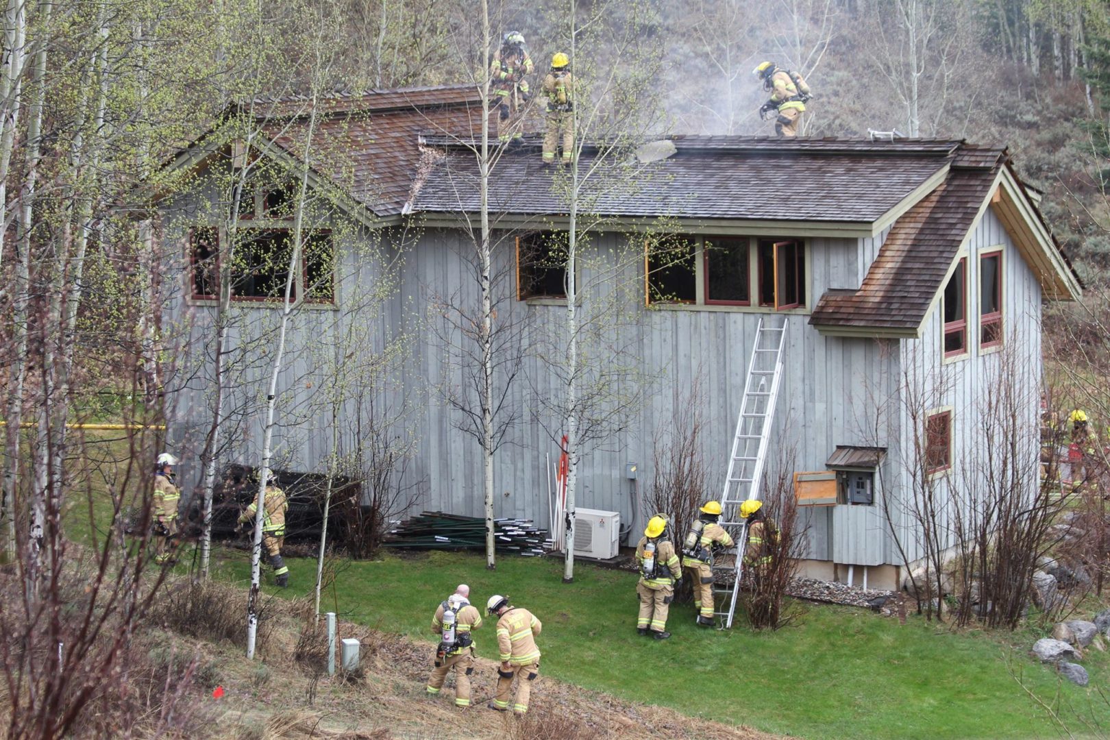 Response from Jackson Hole Fire/EMS was overwhelming on the Skyline fire. (Renee Schaiman Glick)
