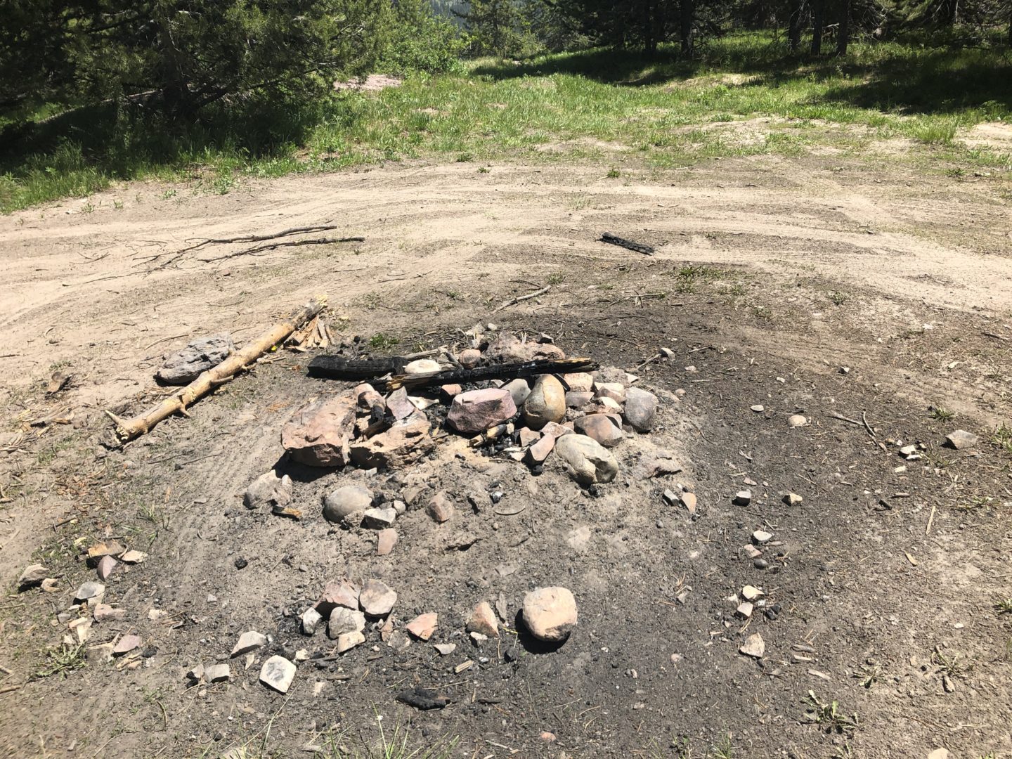 Before: sad fire pit