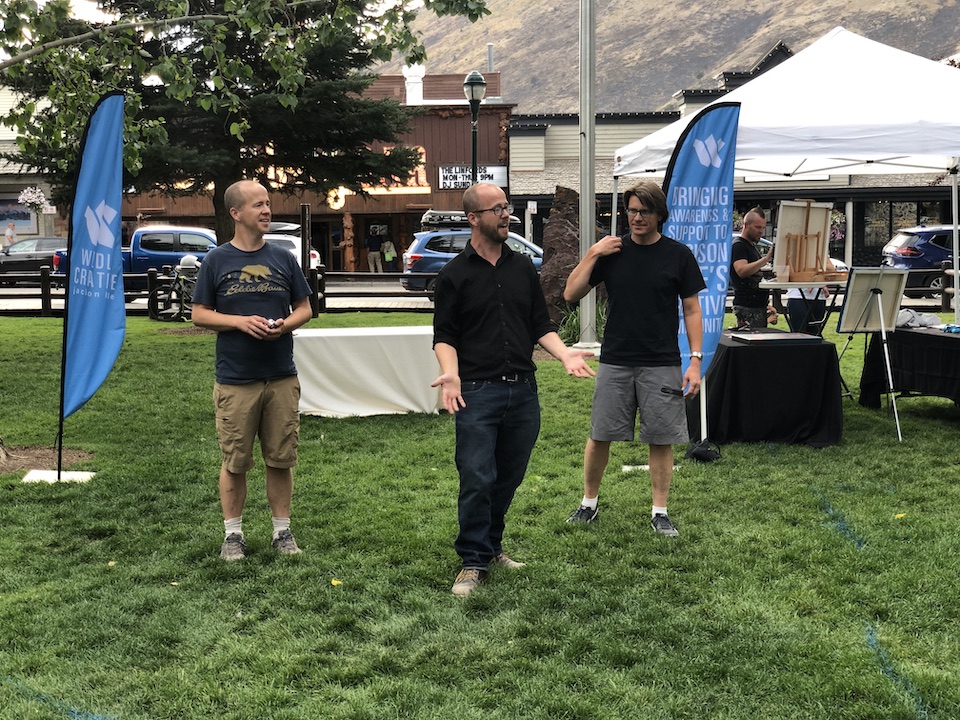 Members of the Laff Staff perform an improv scene. Photo: New Thought Digital Agency